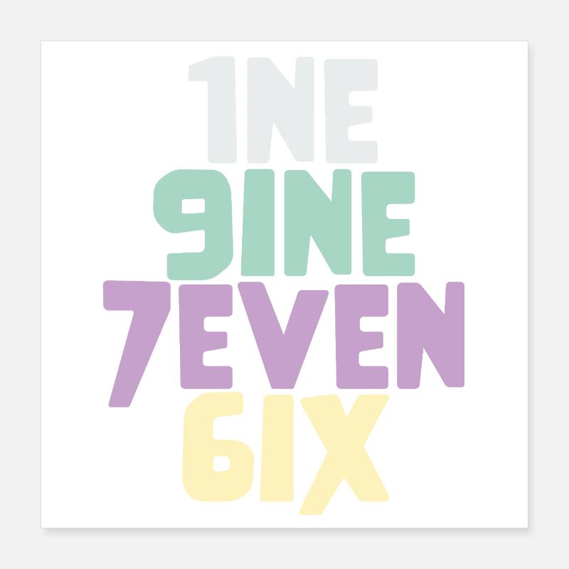 Millésime 1976 Poster 40 x 40 cm