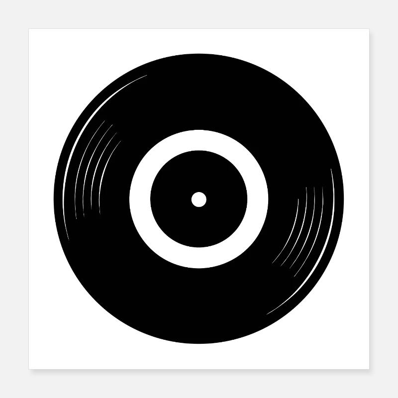 Vinyle Poster 40 x 40 cm