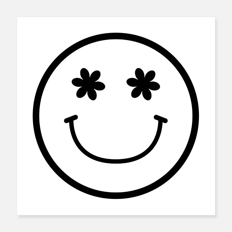 Smiley face Poster 16" x 16" (40x40 cm)