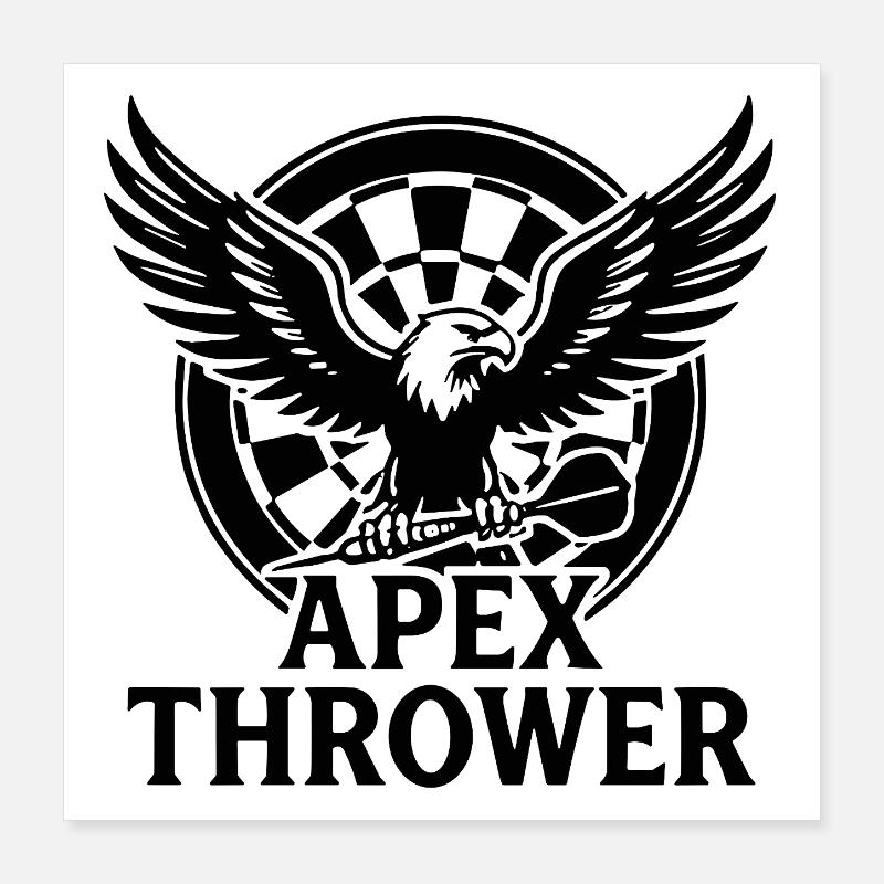 Lanceur d’apex de fléchettes Poster 40 x 40 cm