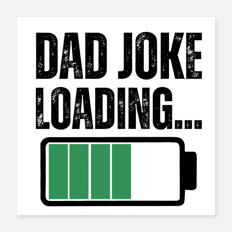 PAPA-WITZ Poster 40x40 cm