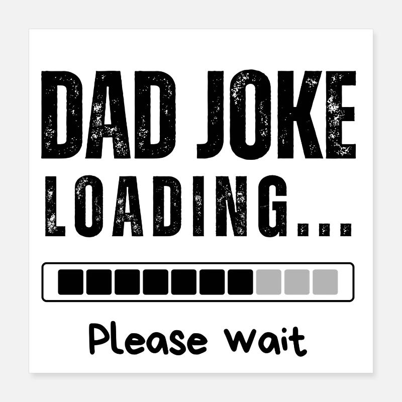 PAPA-WITZ Poster 40x40 cm