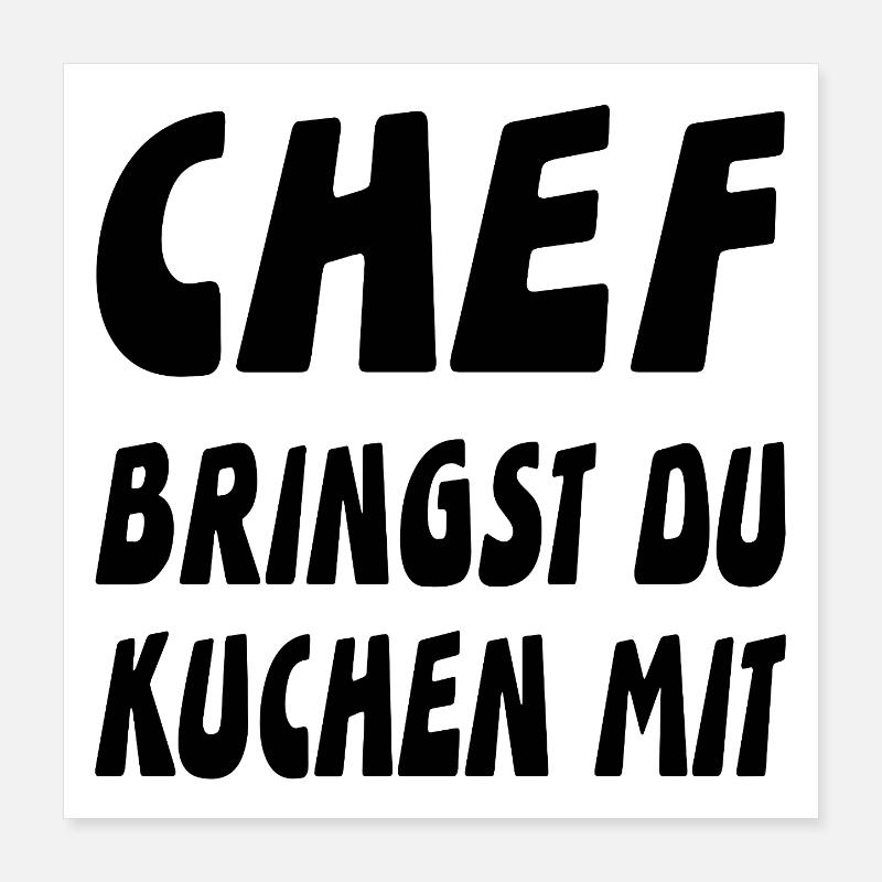 Chef Poster 40x40 cm