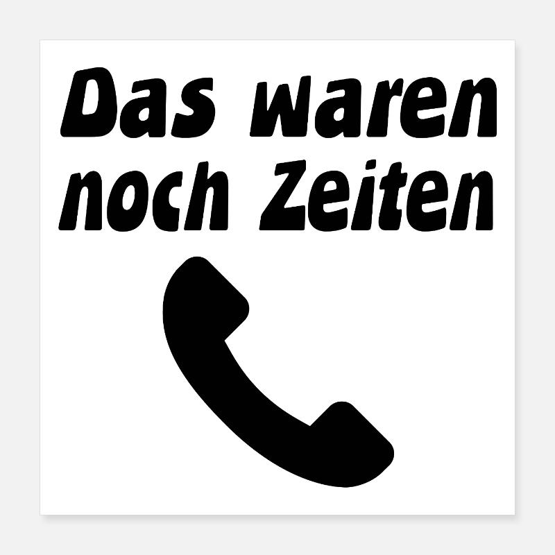 Telefon Poster 40x40 cm