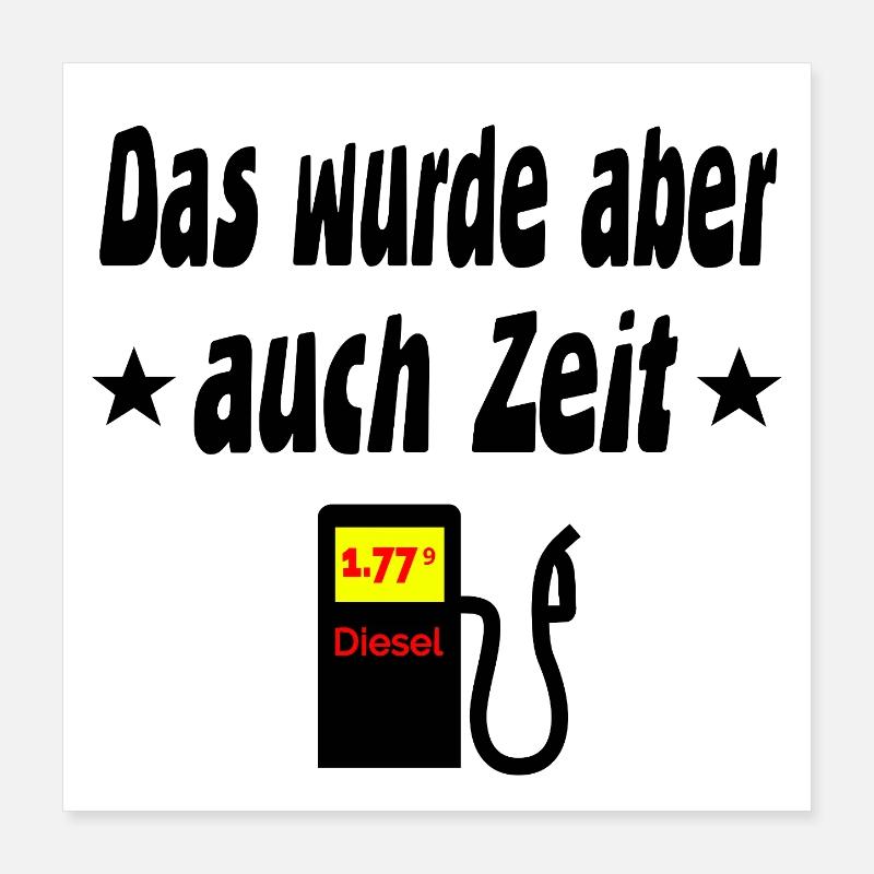 Diesel Poster 40x40 cm