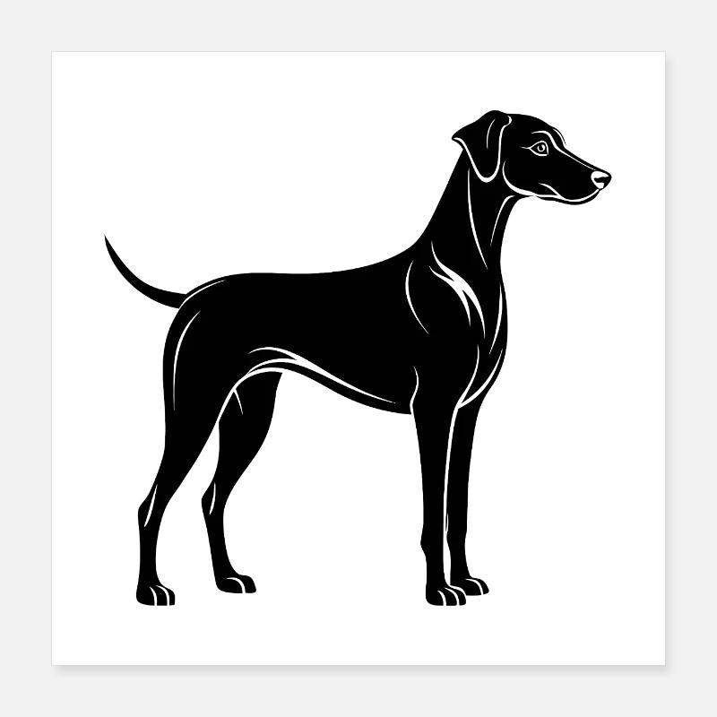 Plot Hound Poster 40x40 cm