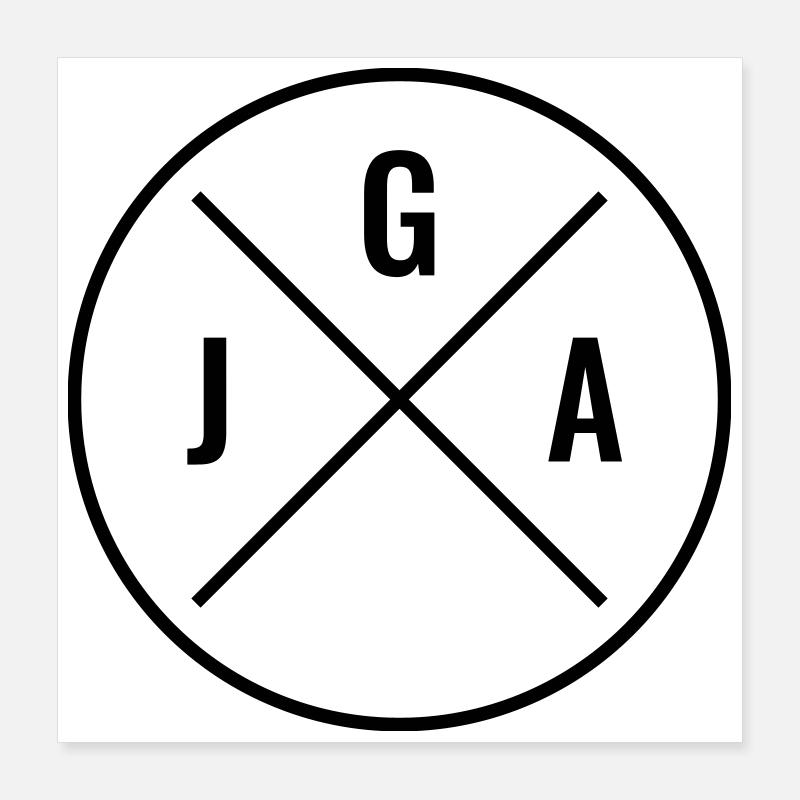 Jga Junggesellenabschied Poster 40x40 cm