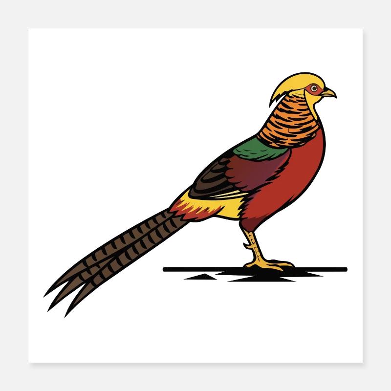 Snipe Wilderness Feuchtgebiete Poster 40x40 cm