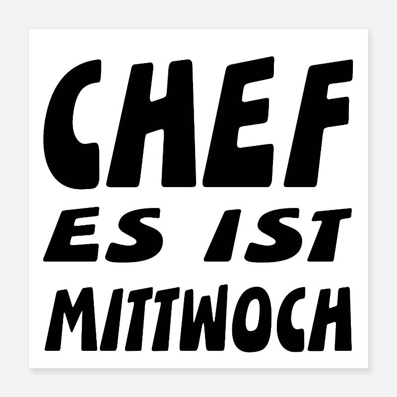 Chef Poster 40x40 cm