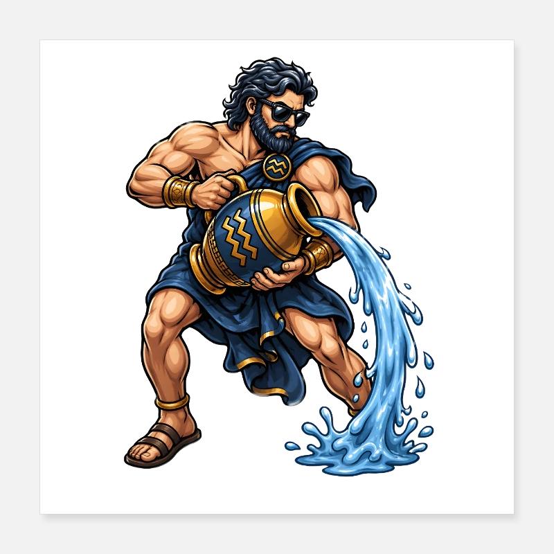 Wassermann Poster 40x40 cm