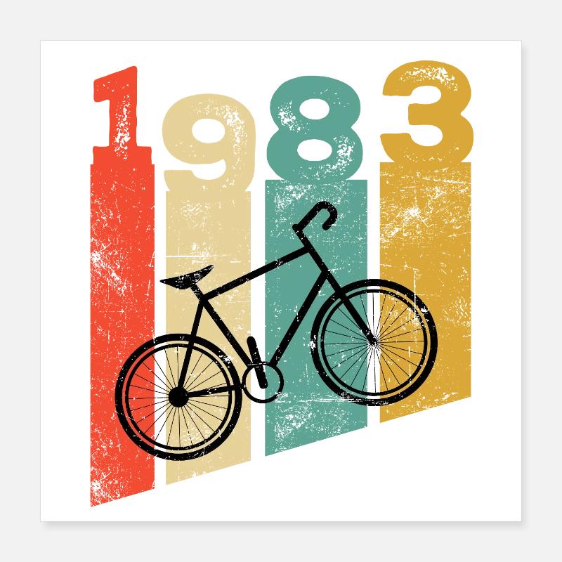 Vintage 1983 Poster 40x40 cm
