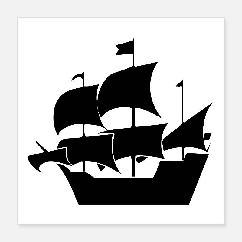 Sail Poster 16" x 16" (40x40 cm)