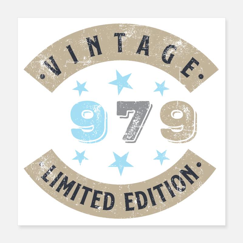 1979 Vintage Poster 40x40 cm