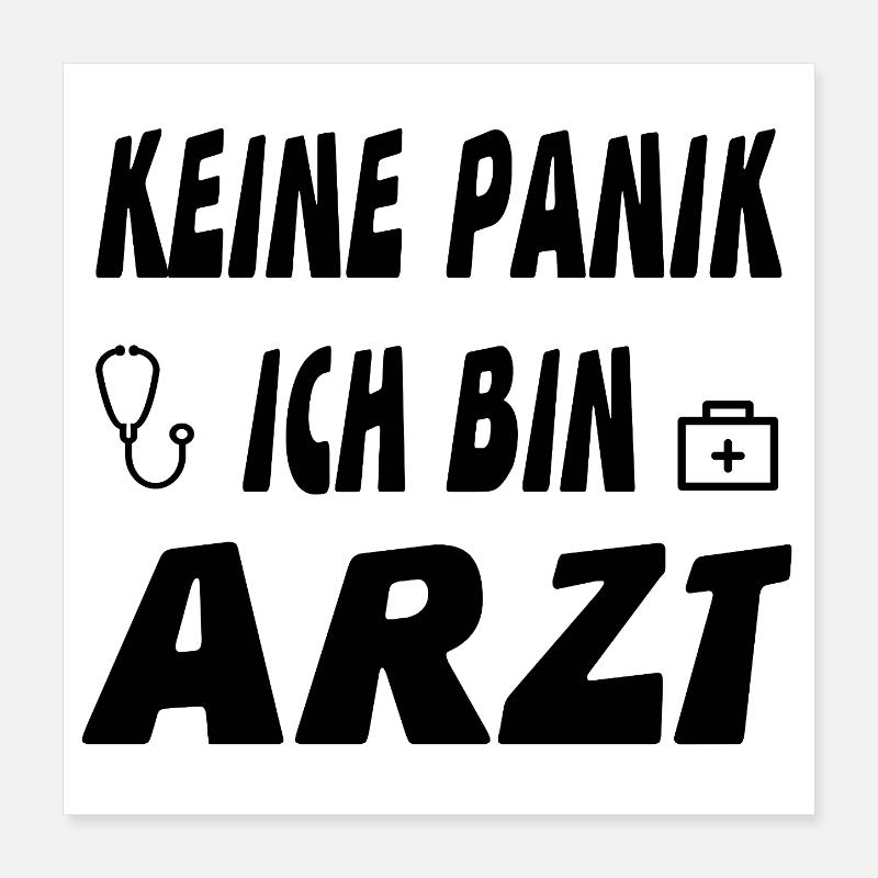 Arzt Poster 40x40 cm