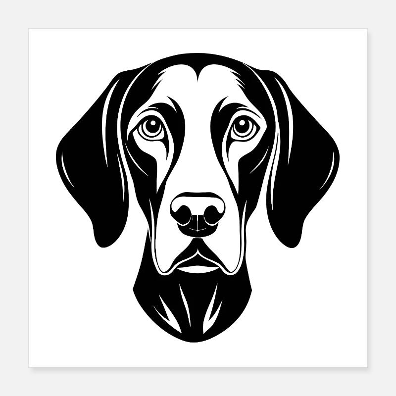 German Shorthaired Pointer Poster 16" x 16" (40x40 cm)