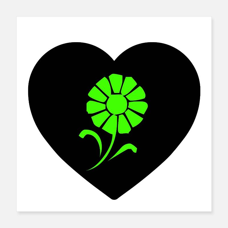 Flowers Poster 16" x 16" (40x40 cm)