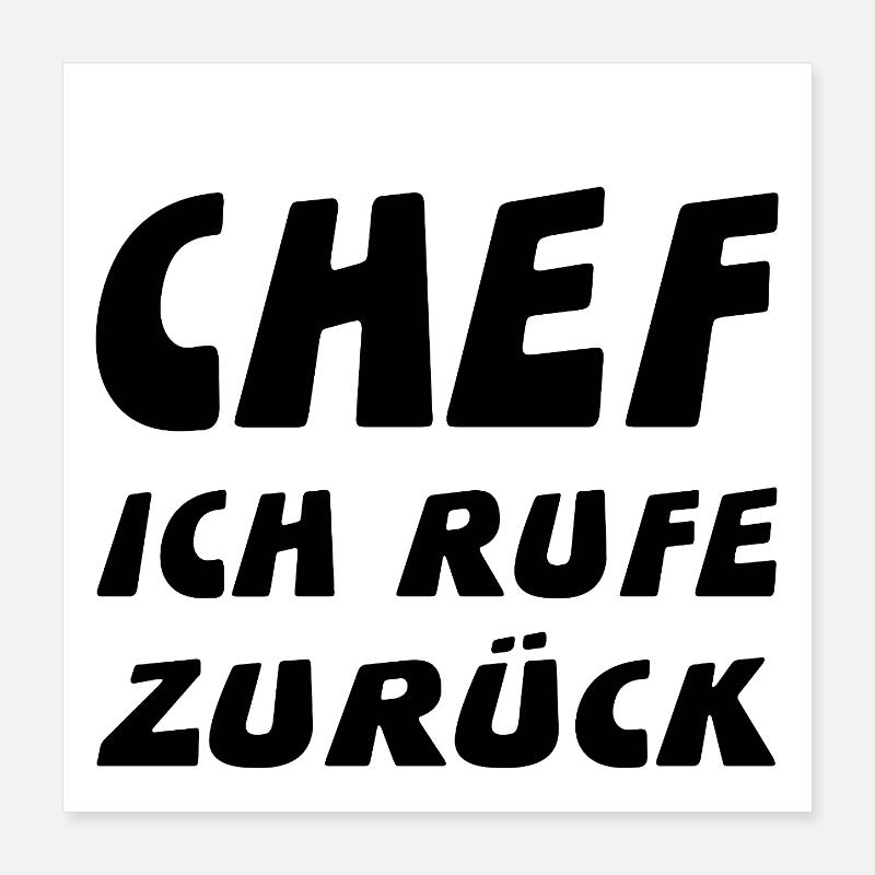Chef Poster 40x40 cm