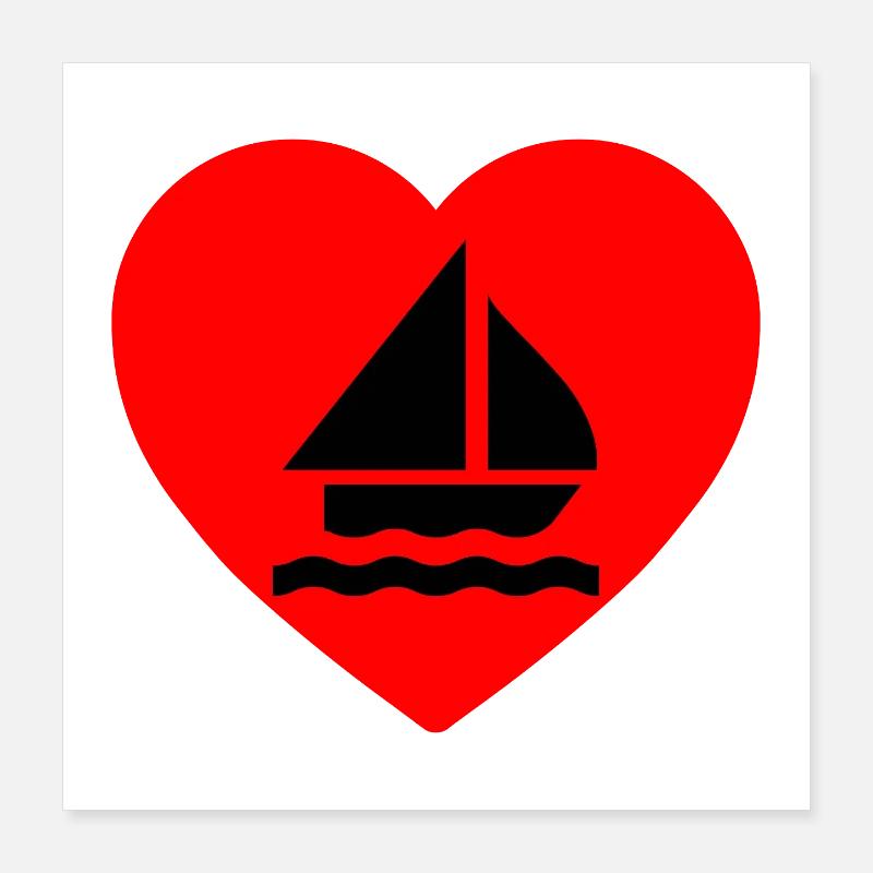 Sail Poster 16" x 16" (40x40 cm)