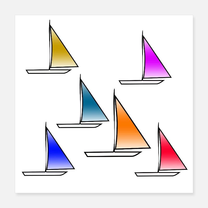 Sail Poster 16" x 16" (40x40 cm)