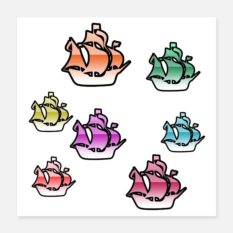 Voile Poster 40 x 40 cm