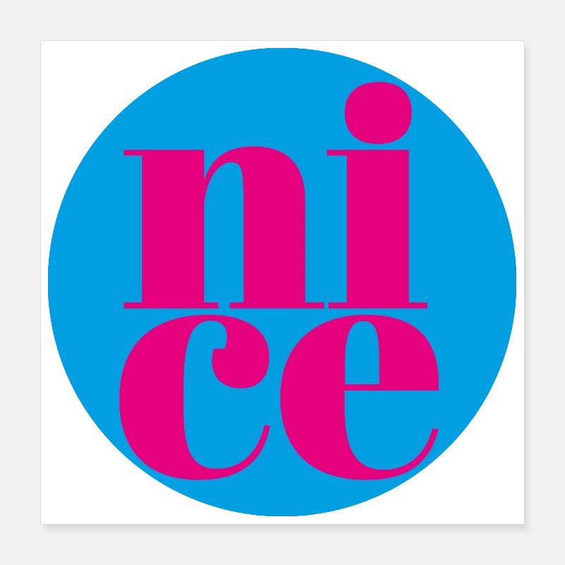 nice Poster 40x40 cm