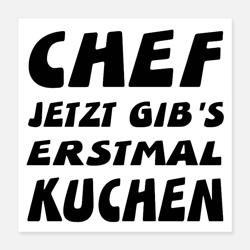 Chef Poster 40x40 cm