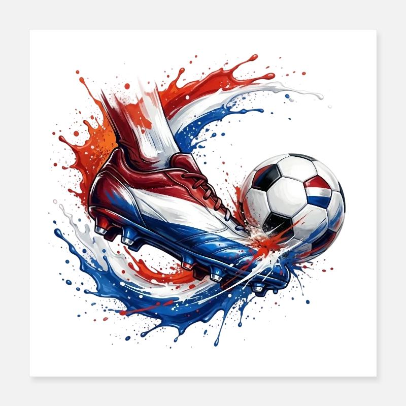 Fußball - Niederlande Poster 40x40 cm