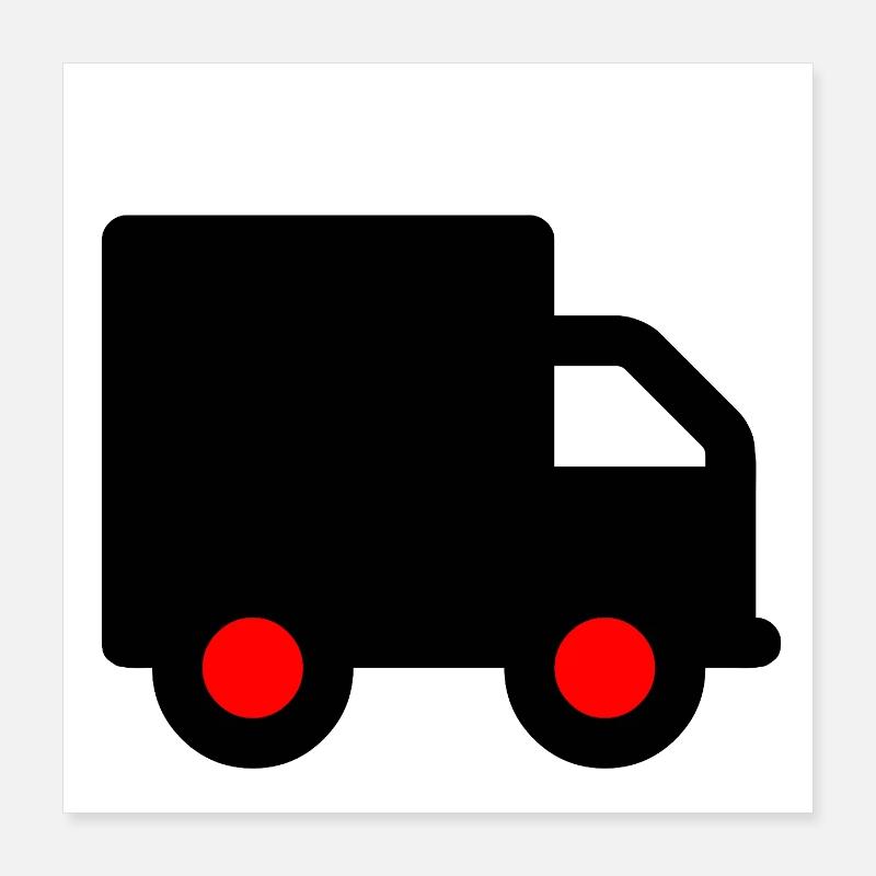 camion Poster 40 x 40 cm