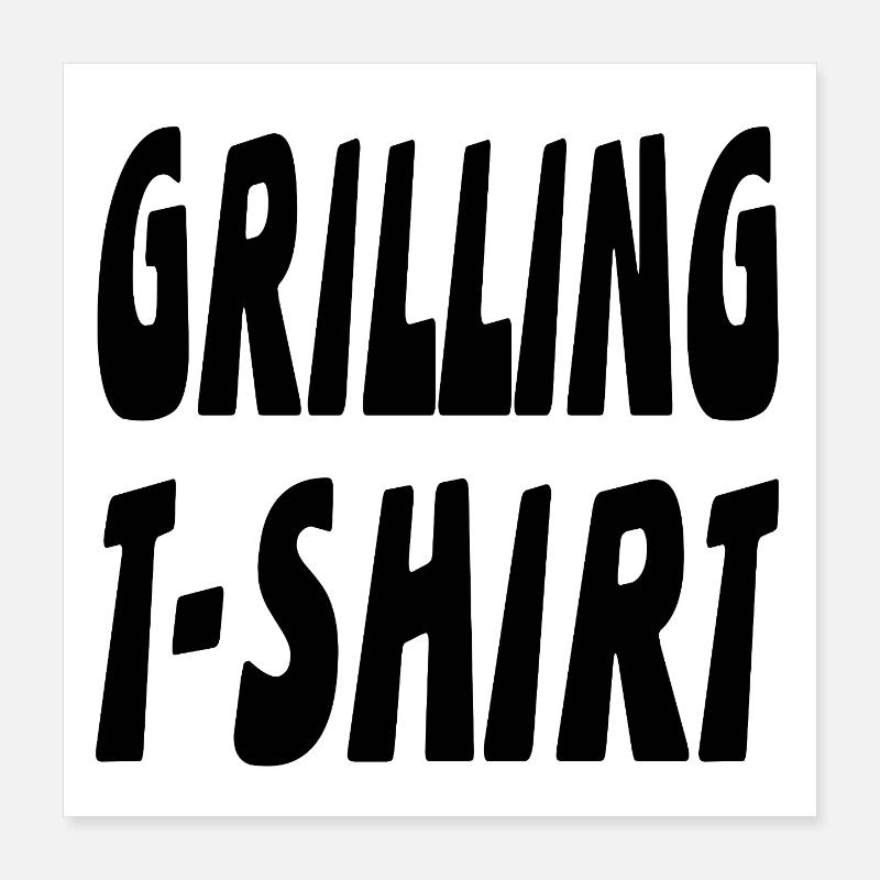 Griller Poster 40 x 40 cm