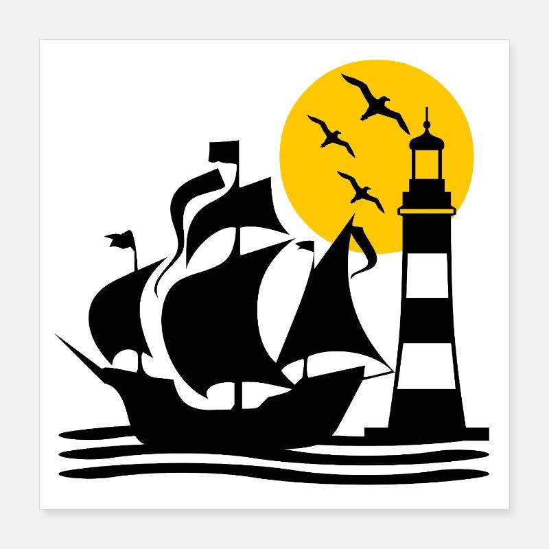 Voile Poster 40 x 40 cm