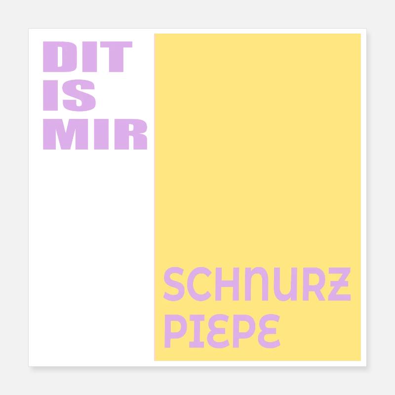 Berlinerisch n’a pas d’importance, Berlin Poster 40 x 40 cm