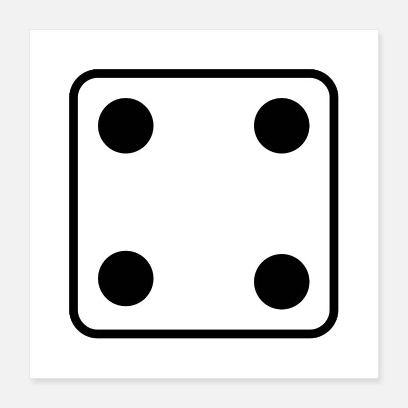 Sagt Poster 40x40 cm