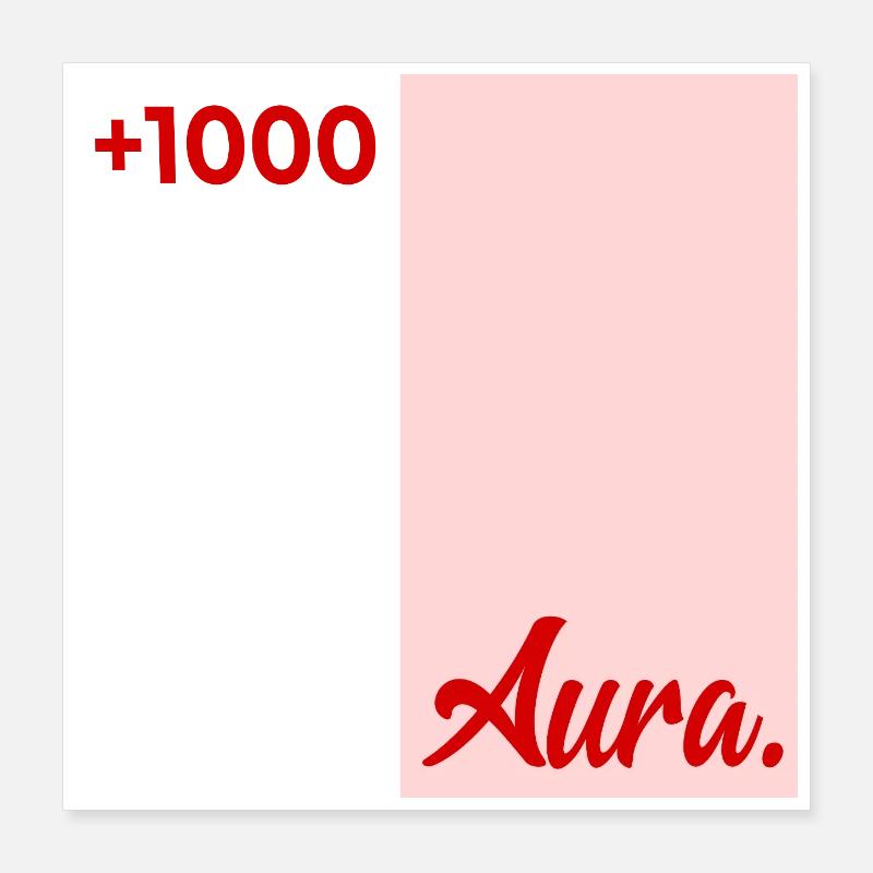Bewertung Aura Punkte Poster 40x40 cm