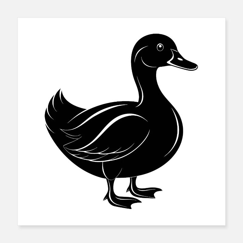 Duck Poster 16" x 16" (40x40 cm)