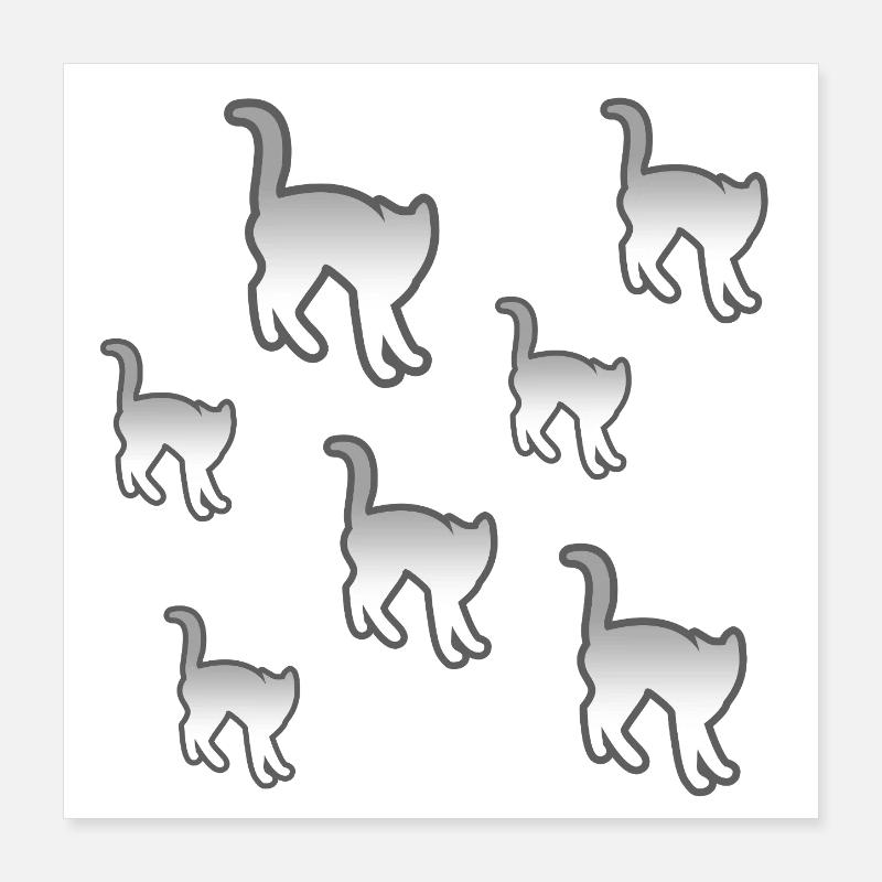 feline Poster 16" x 16" (40x40 cm)