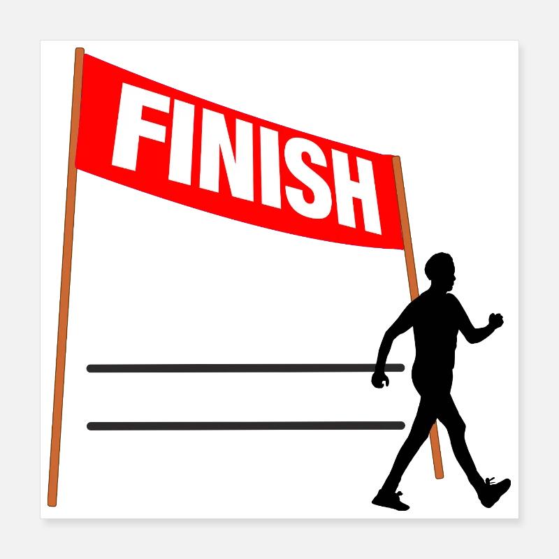 Marche Finish Custom Men Poster 40 x 40 cm
