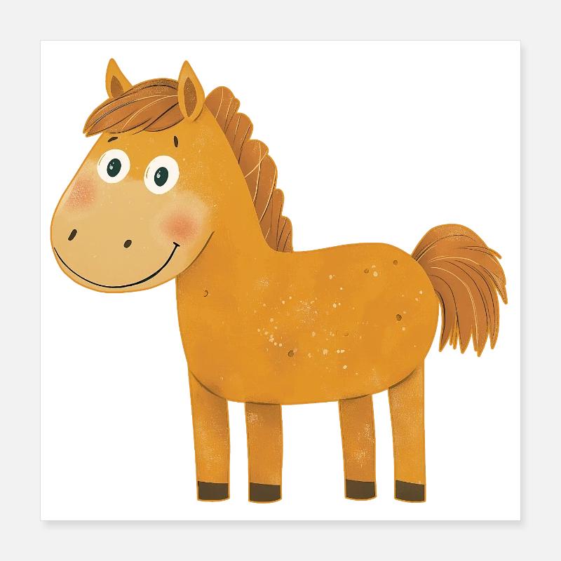 Pferd Poster 40x40 cm