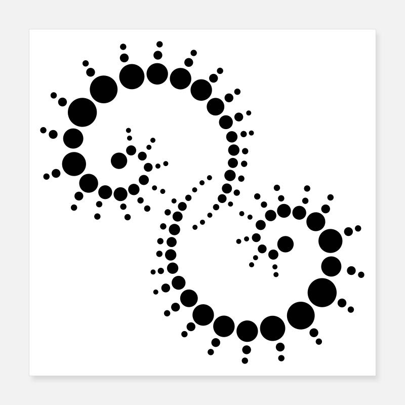 fossil Poster 40x40 cm