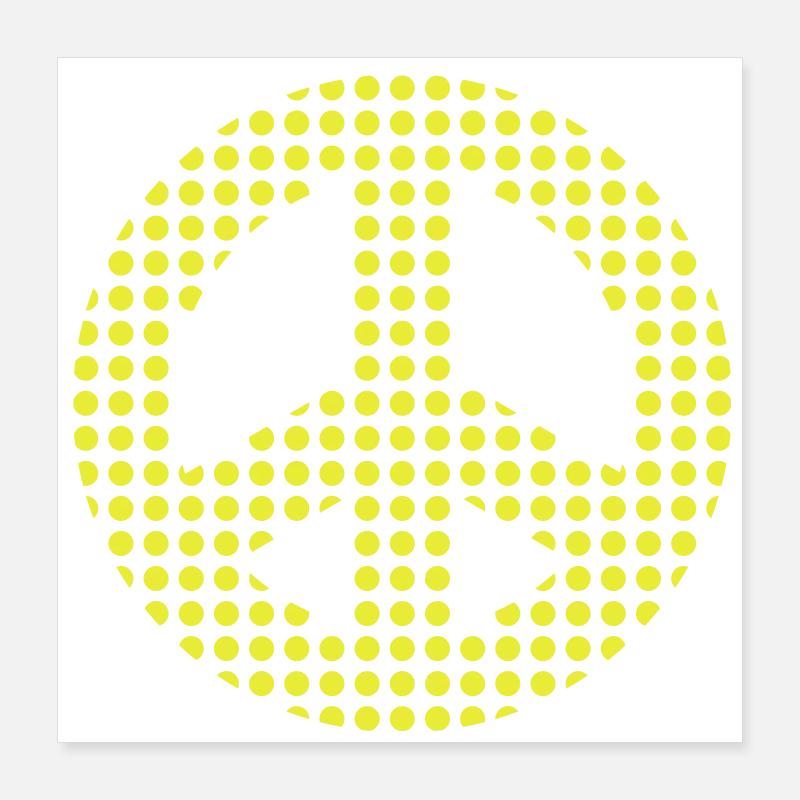 Peace sign Poster 16" x 16" (40x40 cm)