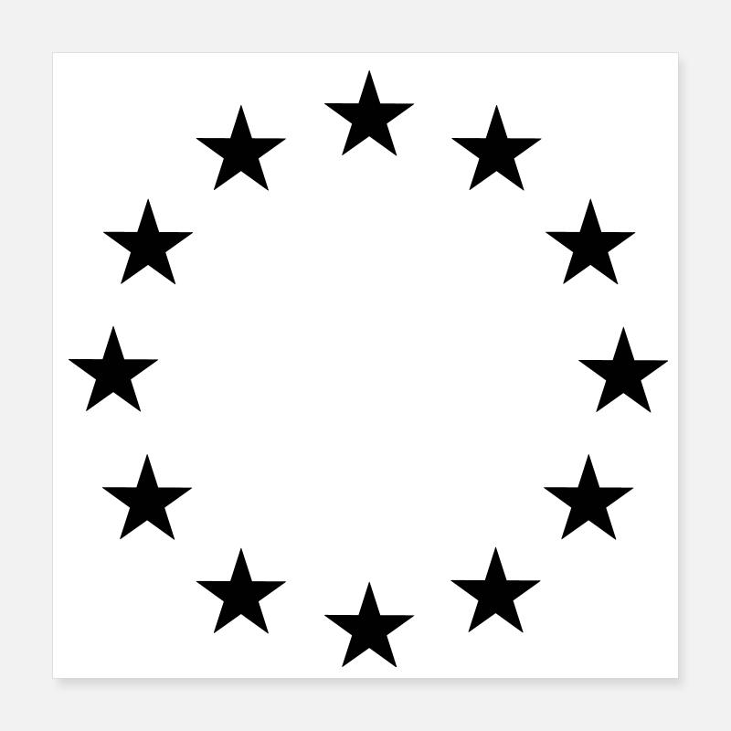 Stars Poster 16" x 16" (40x40 cm)