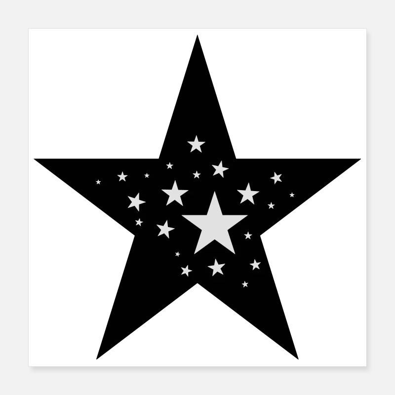 Etoiles Poster 40 x 40 cm