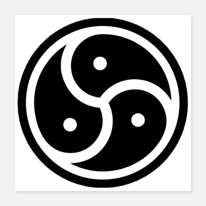 triskele Poster 40 x 40 cm