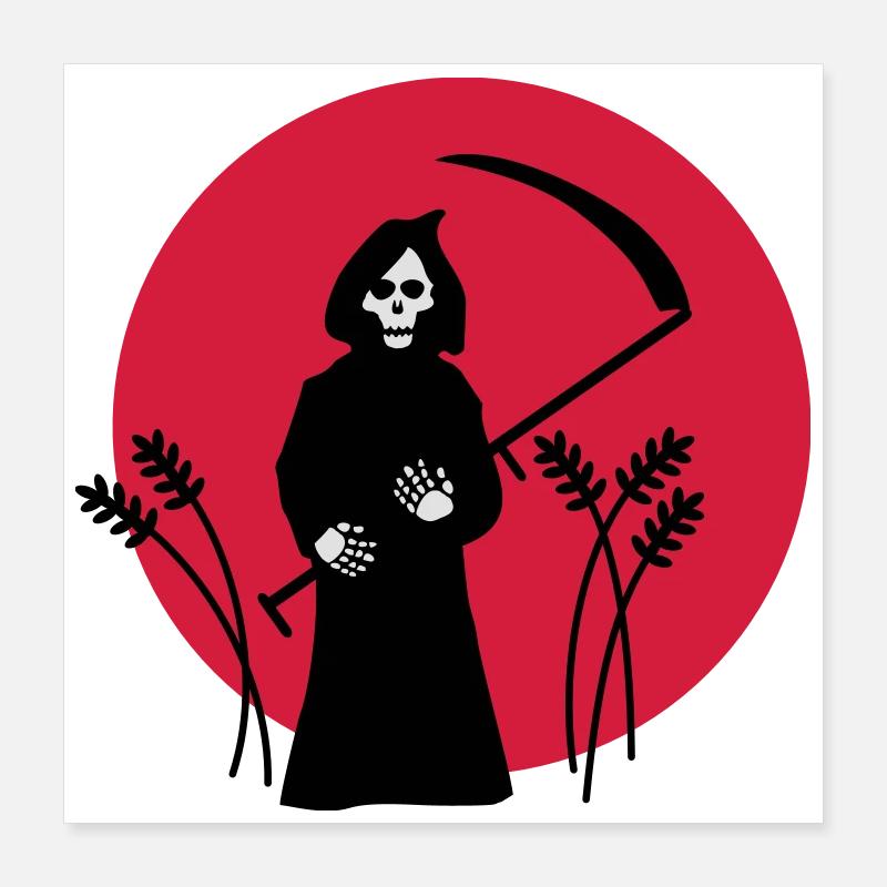 skeleton Poster 16" x 16" (40x40 cm)