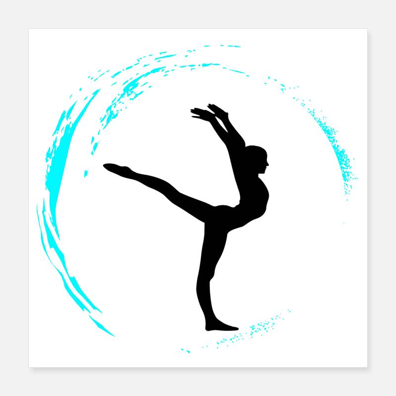 Rhythmic gymnastics Poster 16" x 16" (40x40 cm)