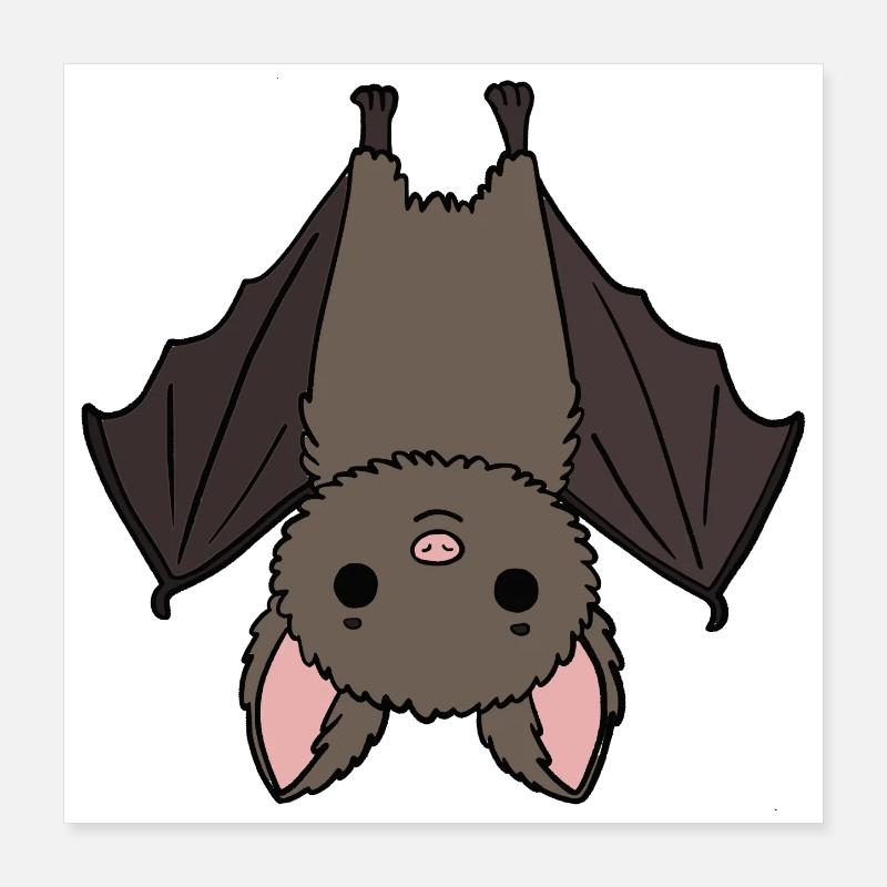 Bat Poster 16" x 16" (40x40 cm)