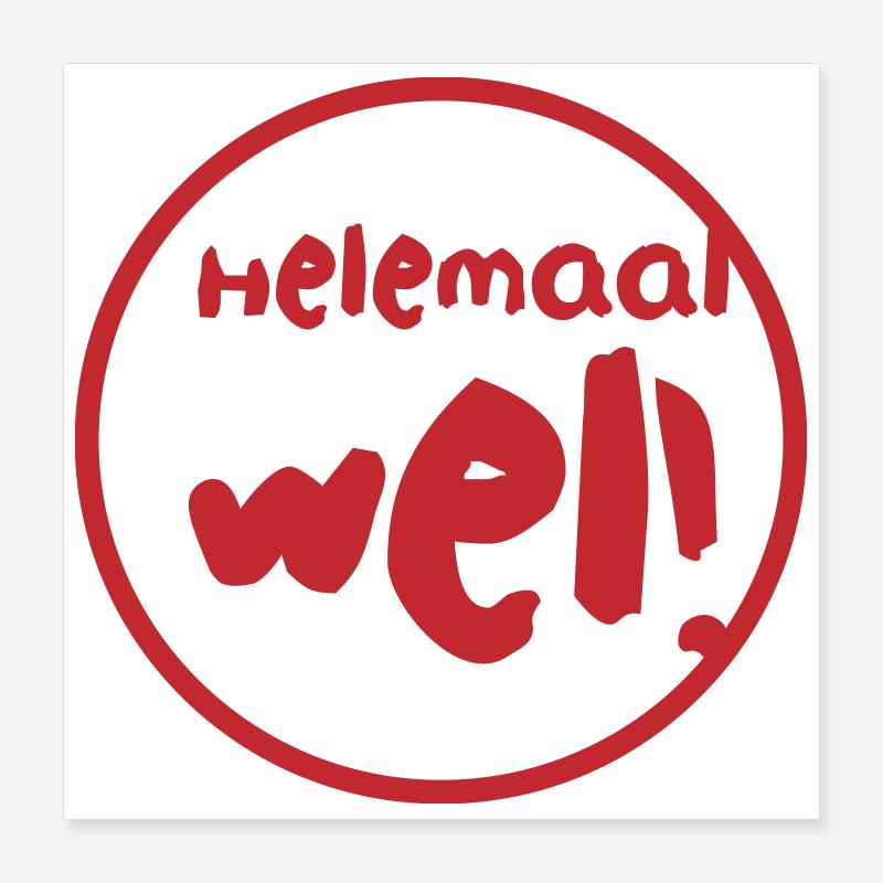 17 Beaucoup ! Poster 40 x 40 cm