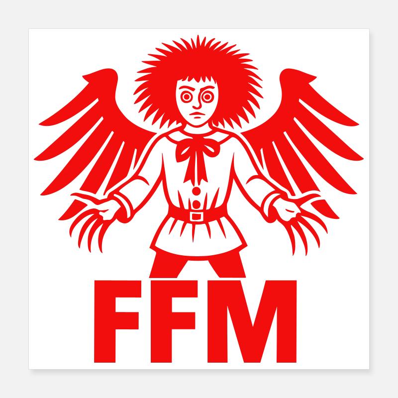 Francfort-sur-le-Main (FFM) Poster 40 x 40 cm