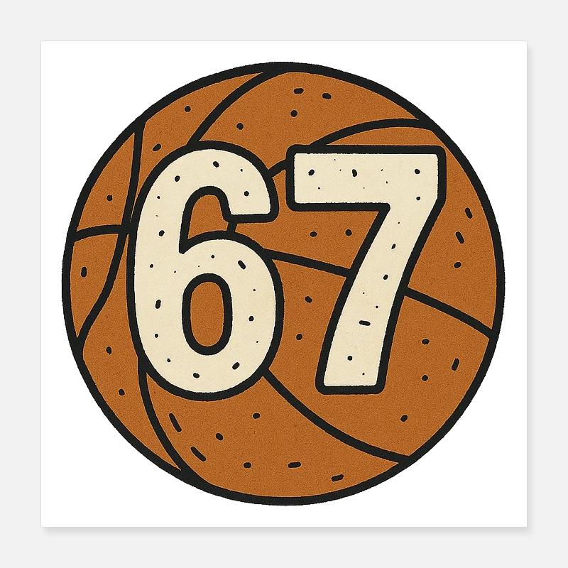 67 Poster 16" x 16" (40x40 cm)