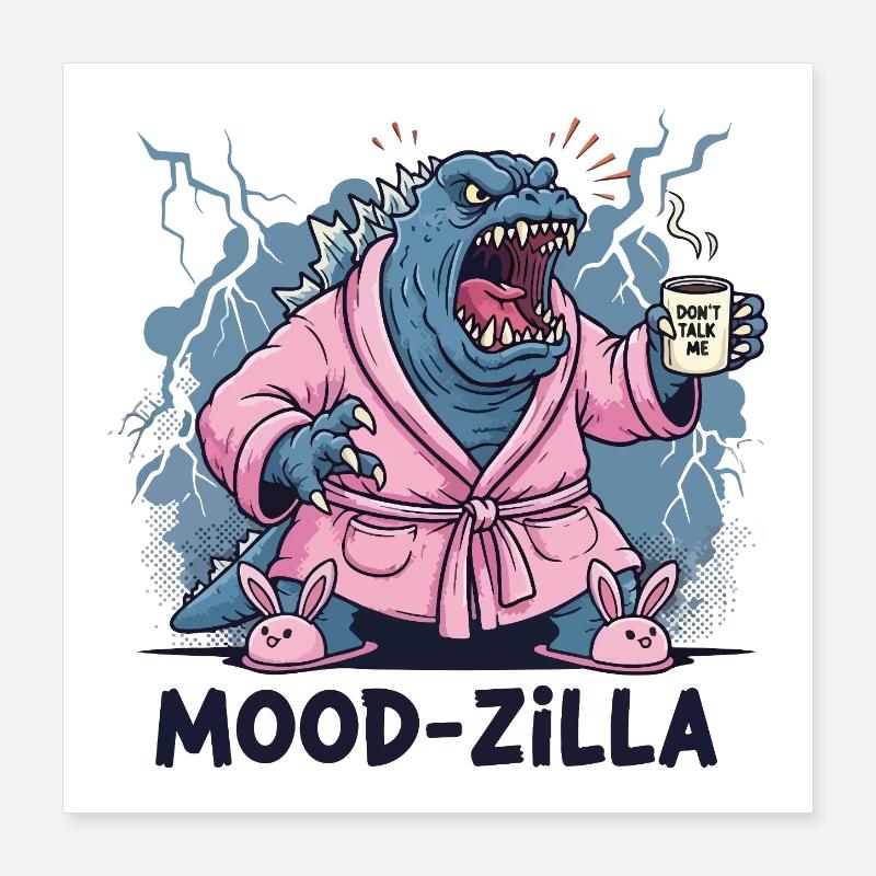 Morgendliche Wut Poster 40x40 cm