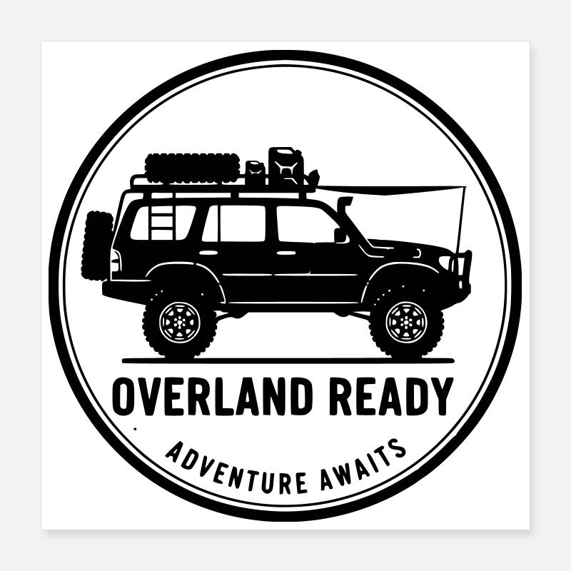 Overland Poster 40 x 40 cm